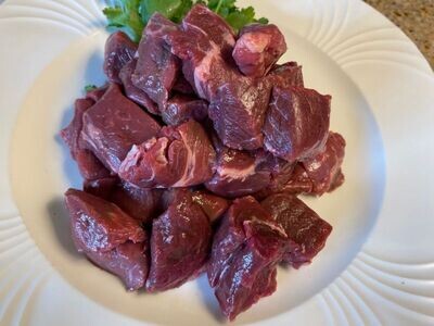 Diced Chuck – 12 Day dry aged prime chuck stewing meat