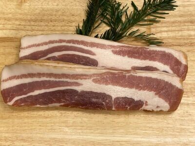 Streaky Bacon Green – Un-smoked
