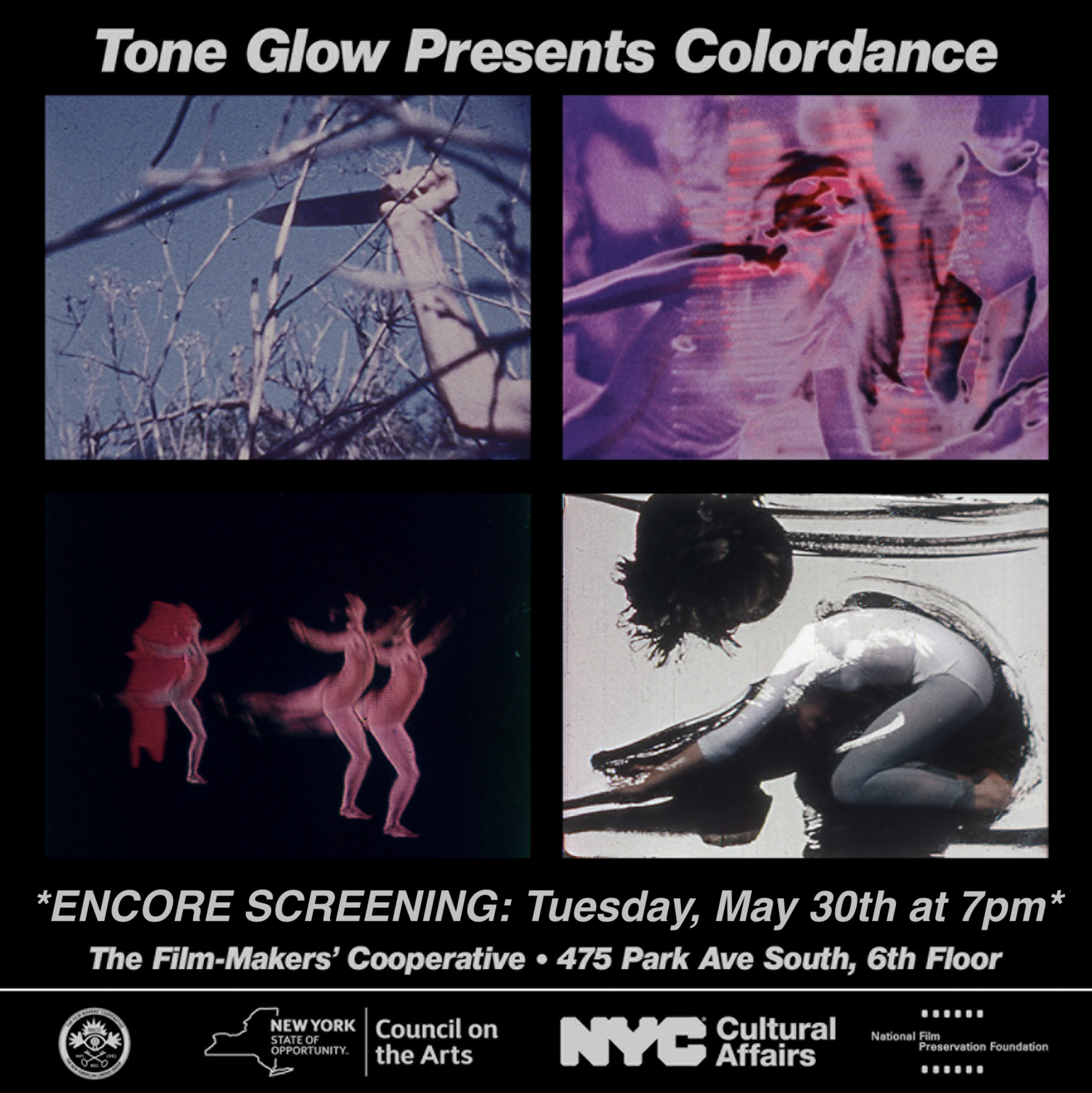 An ENCORE SCREENING of Tone Glow Presents "Colordance"