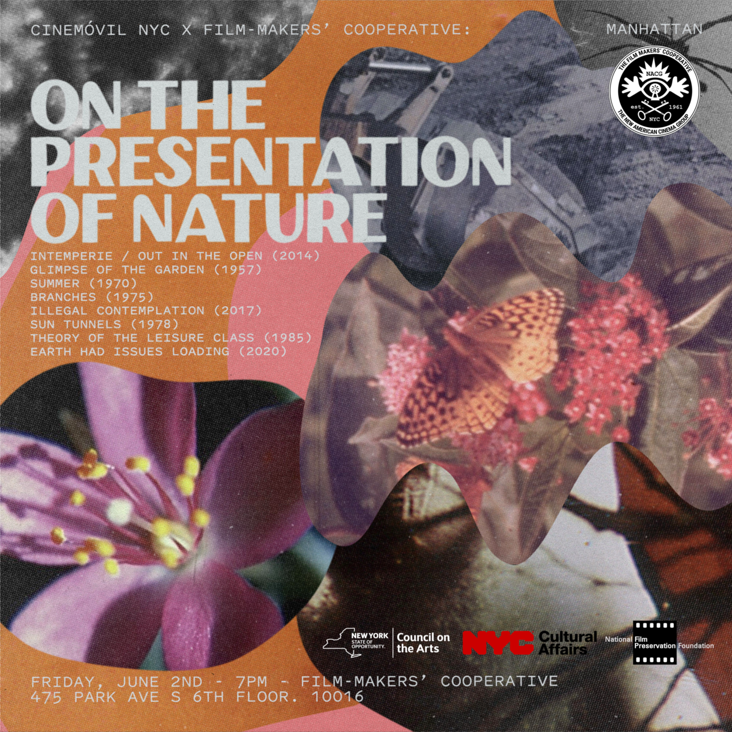 Cinemóvil NYC x Film-Makers' Cooperative: On the Presentation of Nature