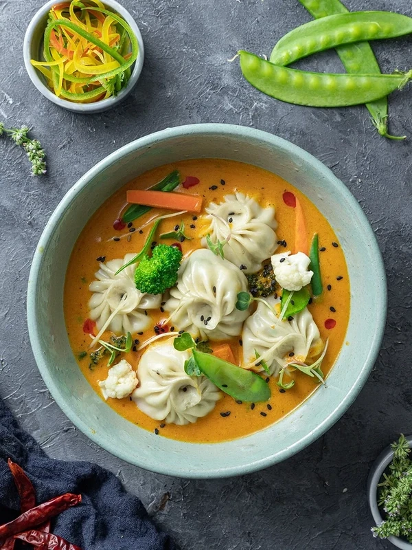 Soup with Dimsums