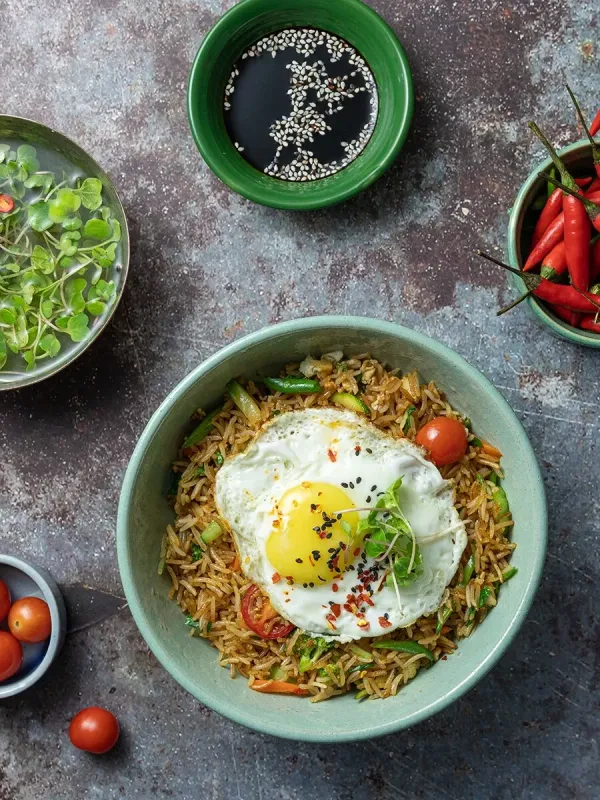 Fried Rice with Fried Egg