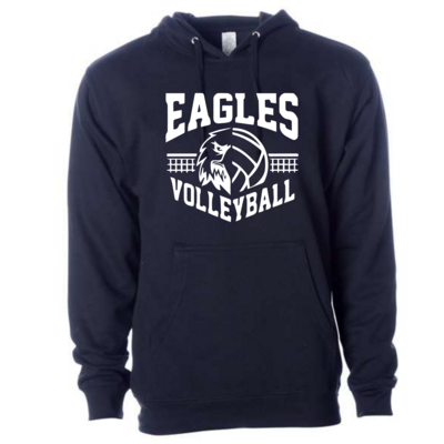 Volleyball  Adult Midweight Hoodie