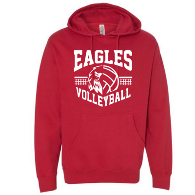 Volleyball Adult Midweight Hoodie