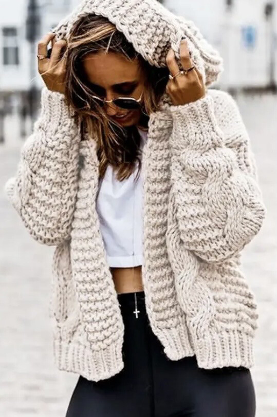 Gigi Chunky Sweater - Ivory