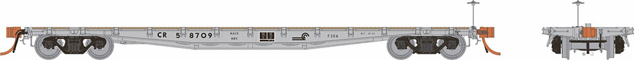 RAP 138005 HO Conrail F30A FLATCAR MOW