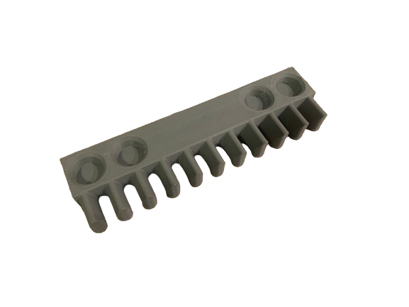 3D - Domino "Kamm" - Aufstellhilfe für 10 Dominosteine