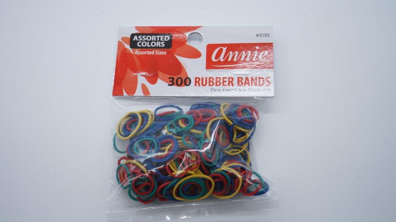 ANNIE 300 RUBBER BANDS (ASSORTED COLORS)