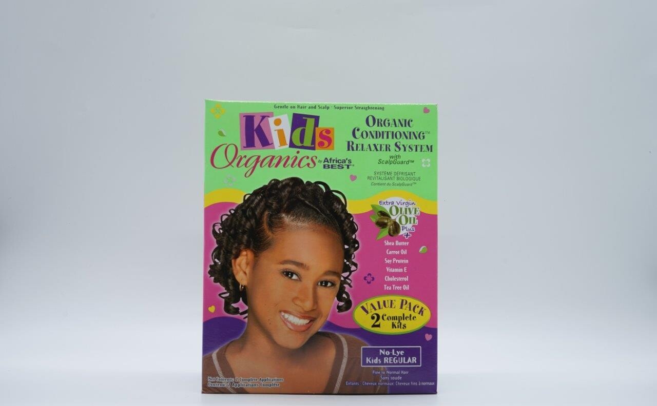 AFRICA'S BEST KIDS ORGANICS RELAXER KIT REGULAR 2-PACK