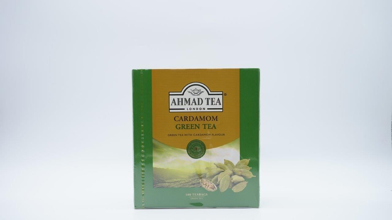AHMAD CARDAMOM GREEN TEA 100 BAGS