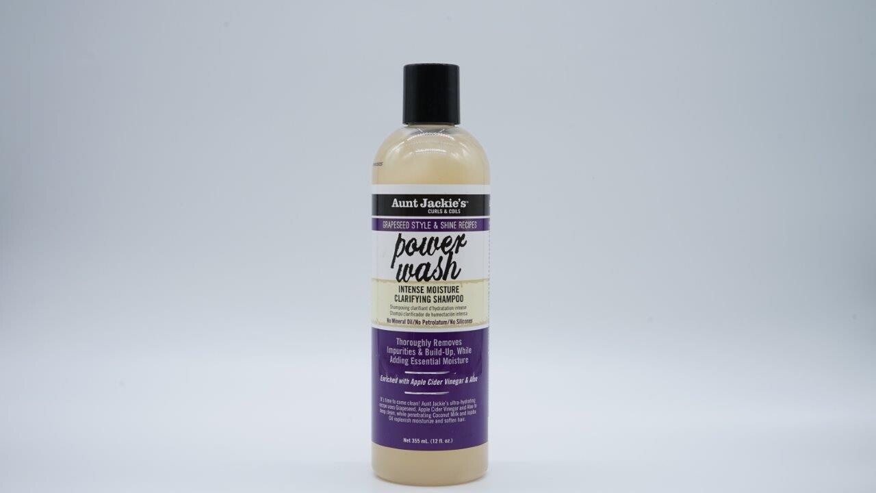 AUNT JACKIE'S POWER WASH INTENSE MOISTURE CLARIFYING SHAMPOO 355ML