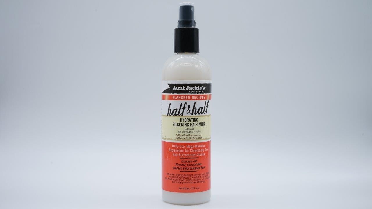 AUNT JACKIE'S HALF & HALF HYDRATING SILKENING HAIR MILK 355ML