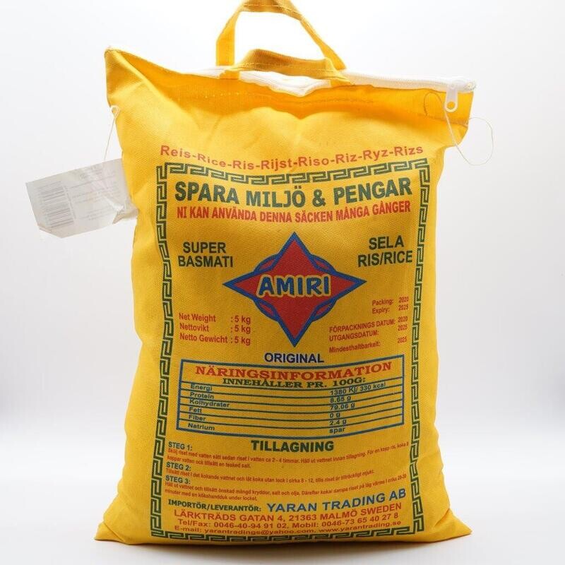 AMIRI SUPER BASMATI SELLA RICE 10KG