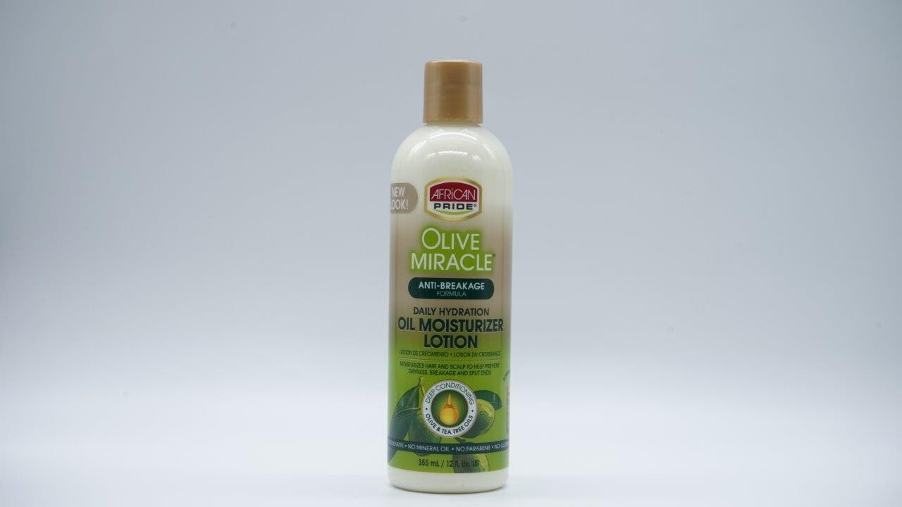 AFRICAN PRIDE OLIVE MIRACLE DAILY OIL MOISTURIZER LOTION 355ML
