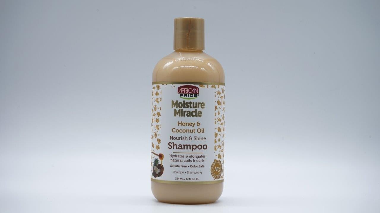 AFRICAN PRIDE MOISTURE MIRACLE NOURISH & SHINE SHAMPOO 354ML