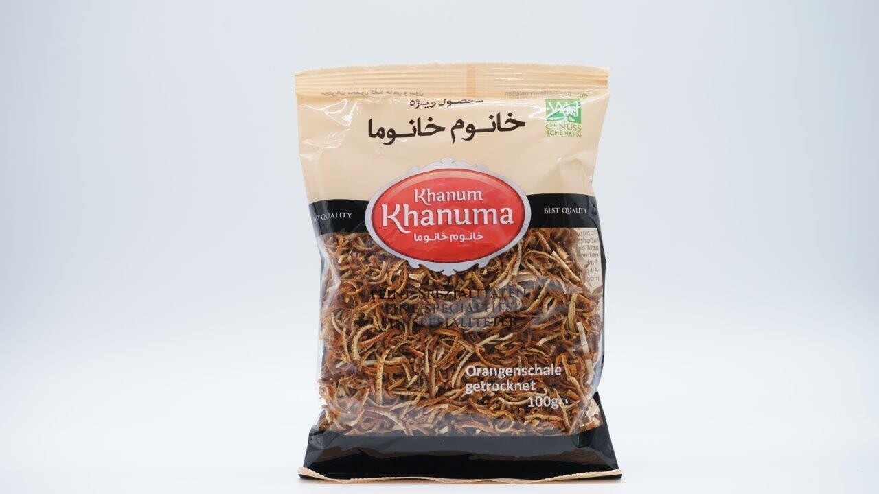 KHANUMA APELSINSKAL 100G