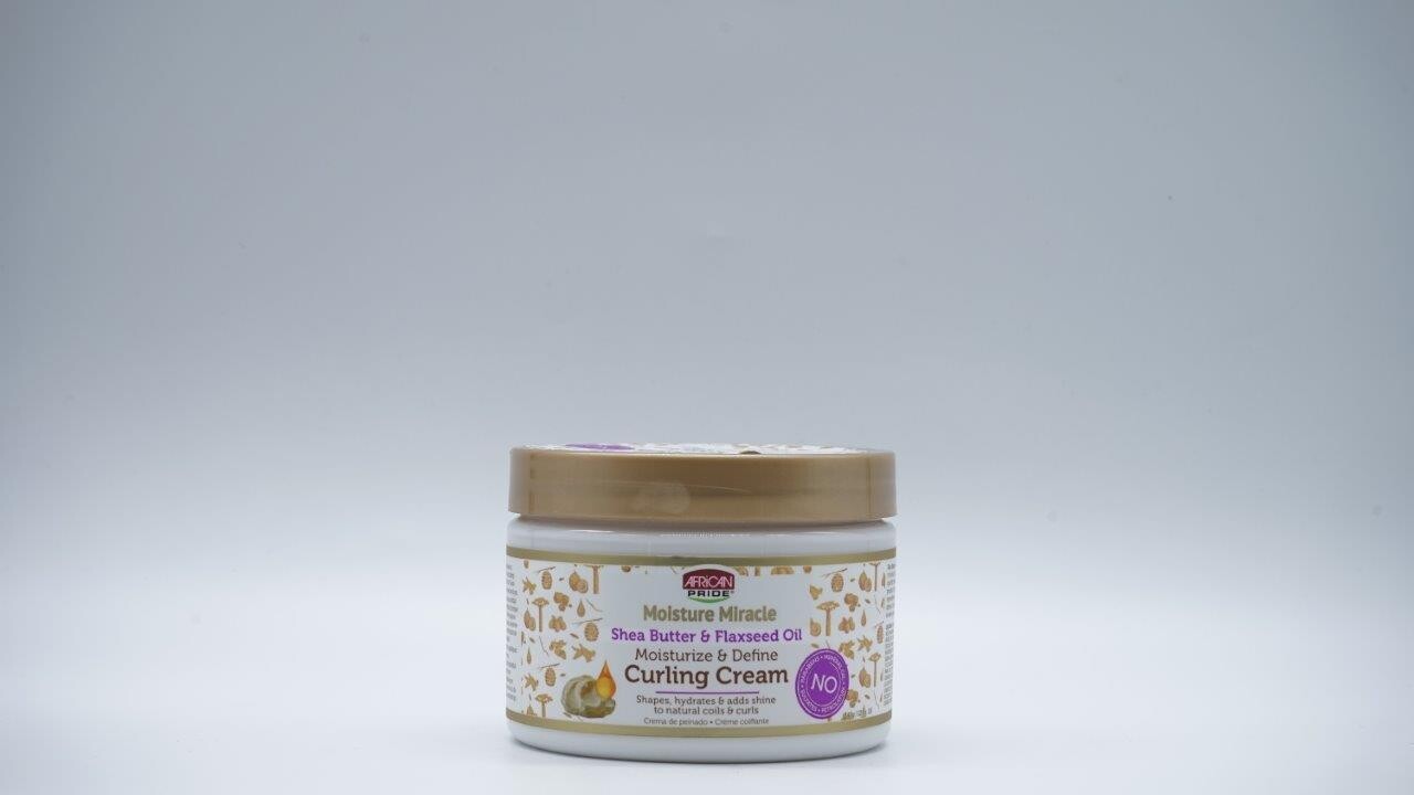 AFRICAN PRIDE MOISTURE MIRACLE MOISTURIZE & DEFINE CURLING CREAM 340G