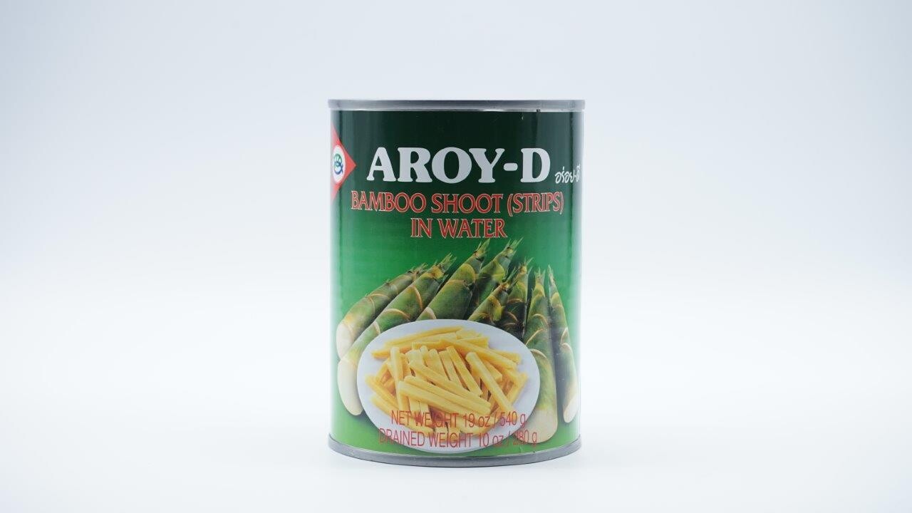 AROY-D BAMBOO SHOOT (STRIPS) IN WATER 540G