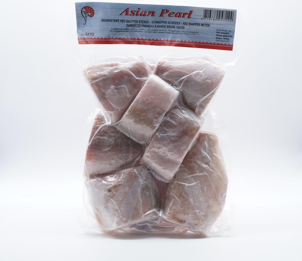 ASIAN PEARL RED SNAPPER STEAKS 1KG