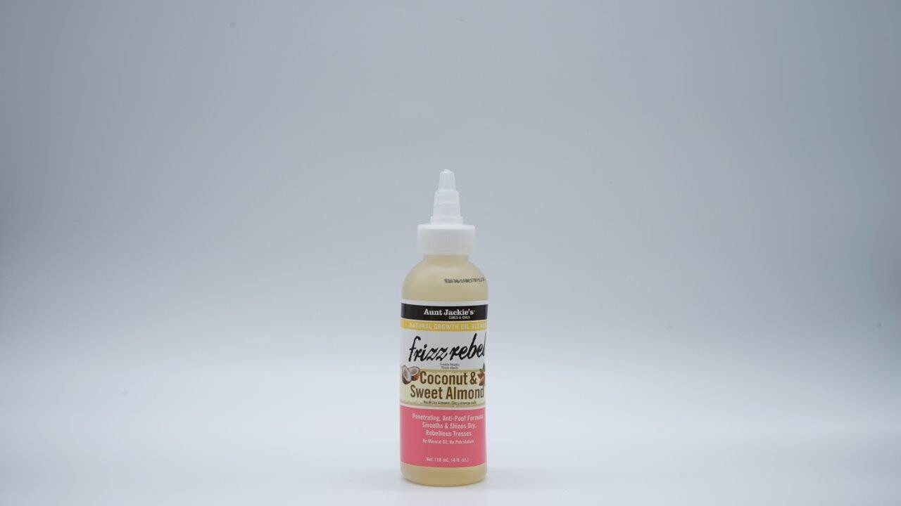 AUNT JACKIE'S FRIZZ REBEL COCONUT & SWEET ALMOND OIL 118ML