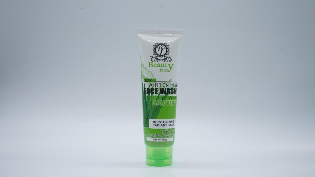 BEAUTY FACE WHITENING FACE WASH ALOE VERA 100G