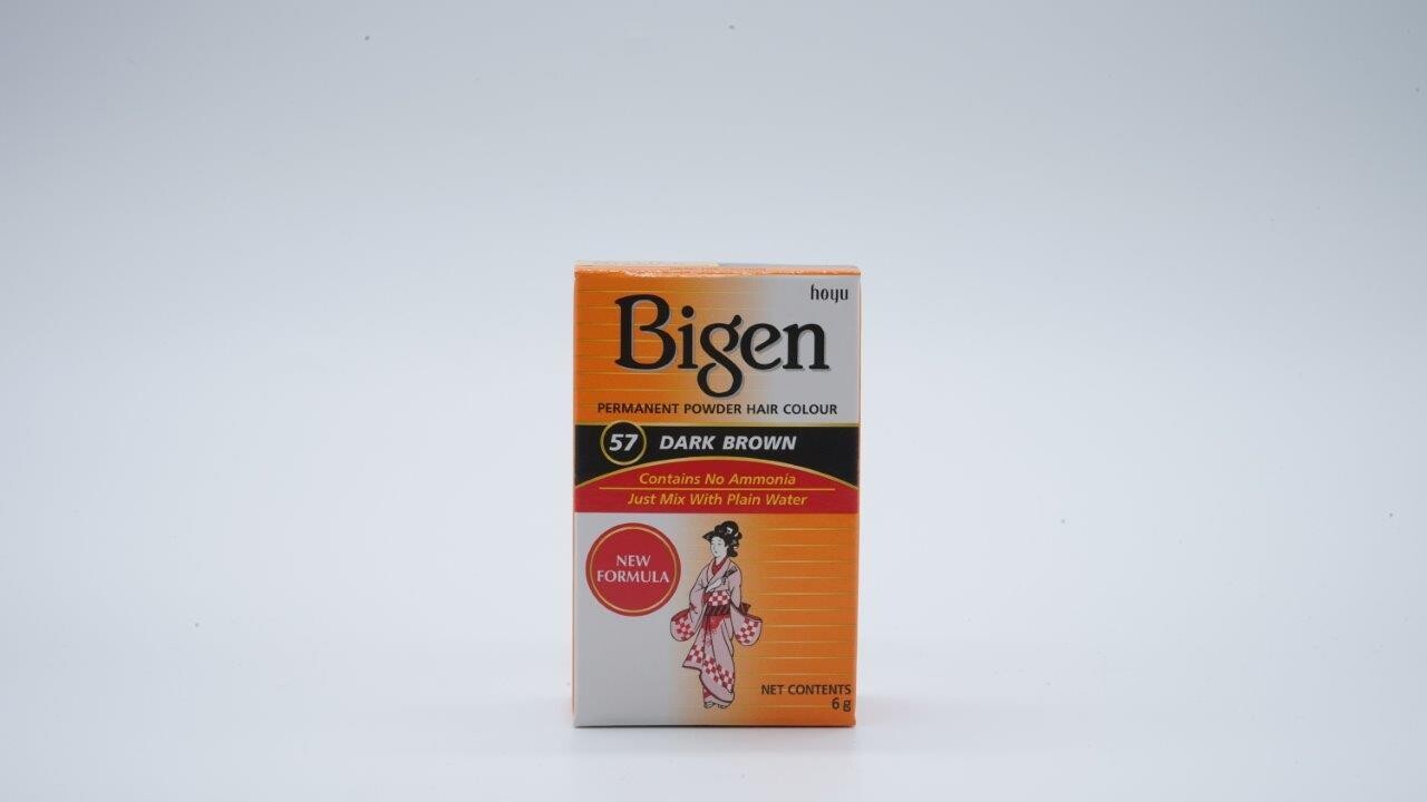BIGEN HAIR COLOUR 57 DARK BROWN