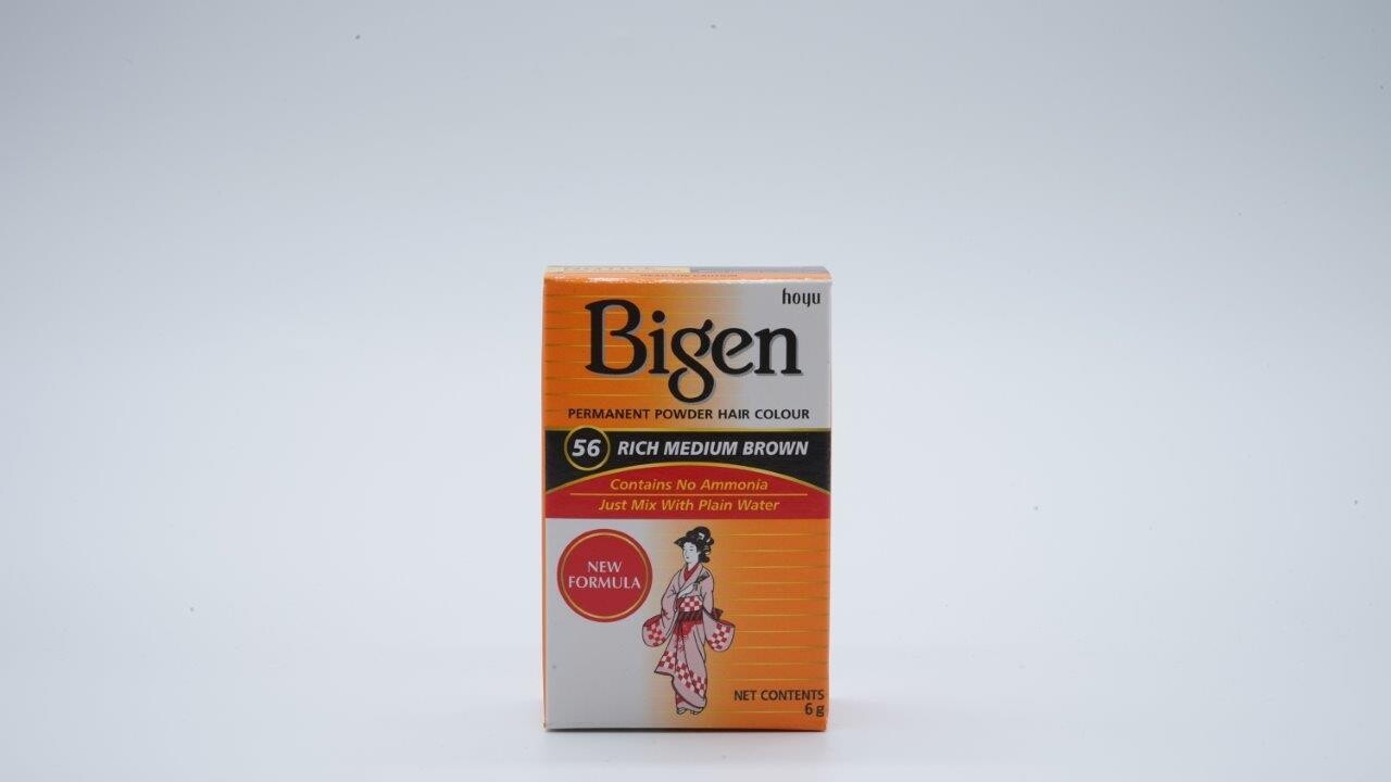 BIGEN HAIR COLOUR 56 RICH MEDIUM BROWN