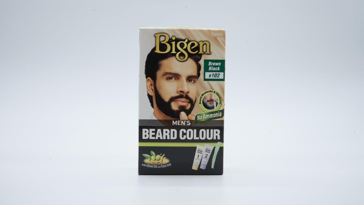 BIGEN MENS BEARD COLOUR B102 BROWN BLACK