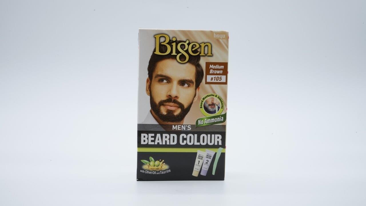BIGEN MENS BEARD COLOUR B105 MEDIUM BROWN