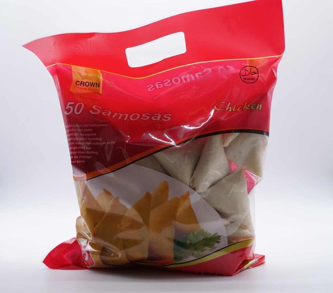 CROWN CHICKEN SAMOSAS 50PCS