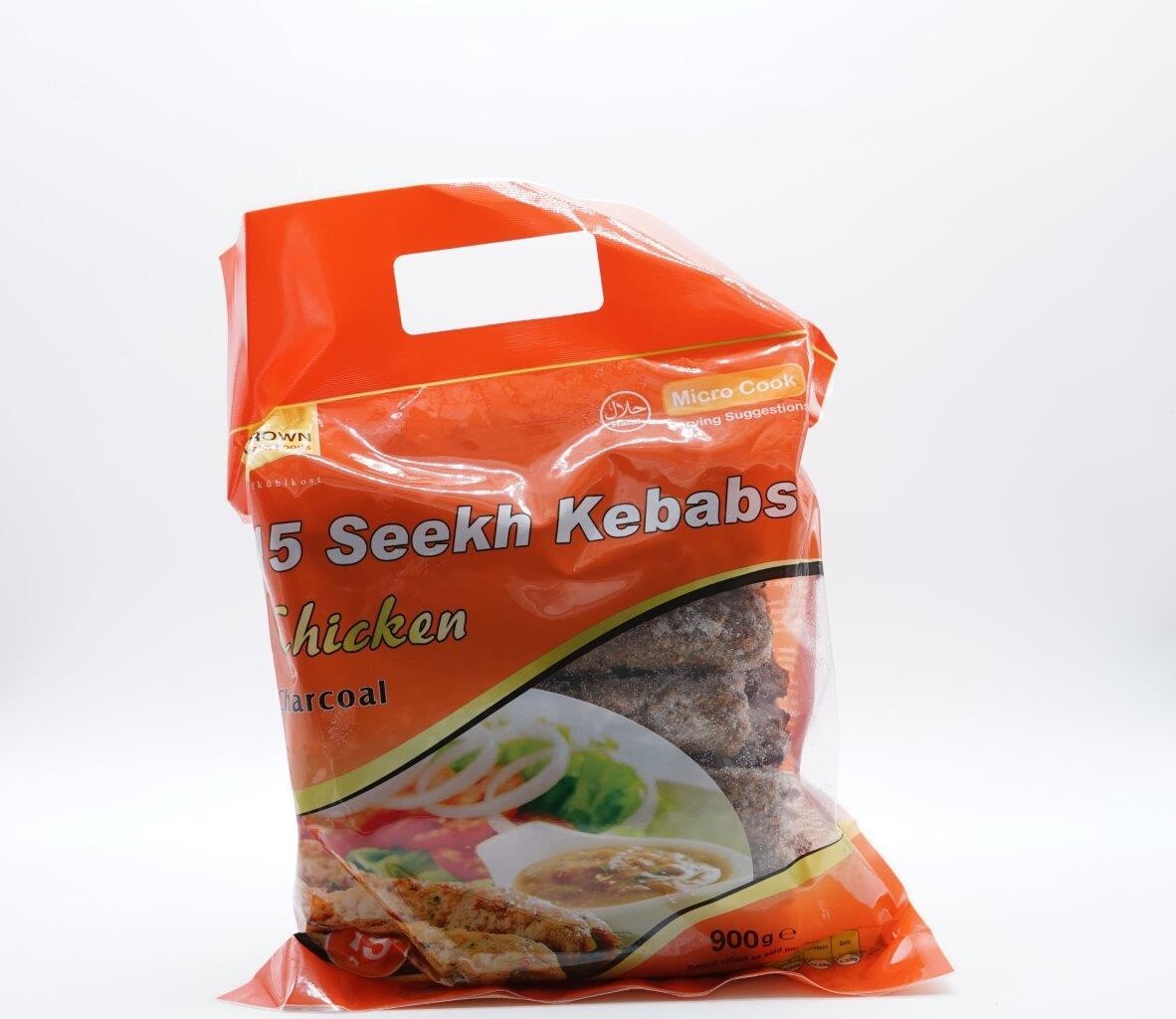 CROWN CHICKEN SEEKH KEBABS 15PCS