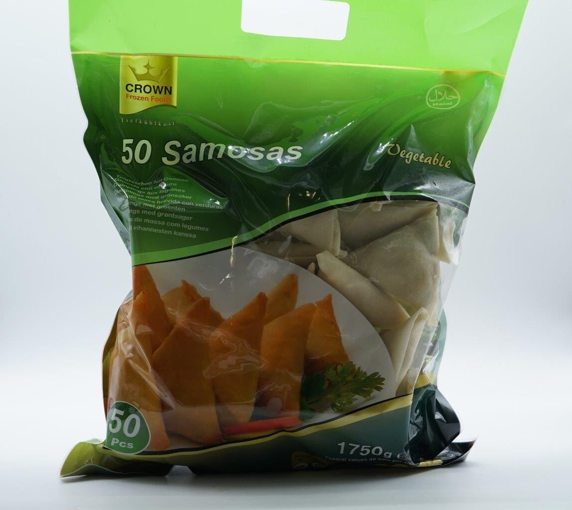 CROWN VEGETABLE SAMOSAS 50PCS