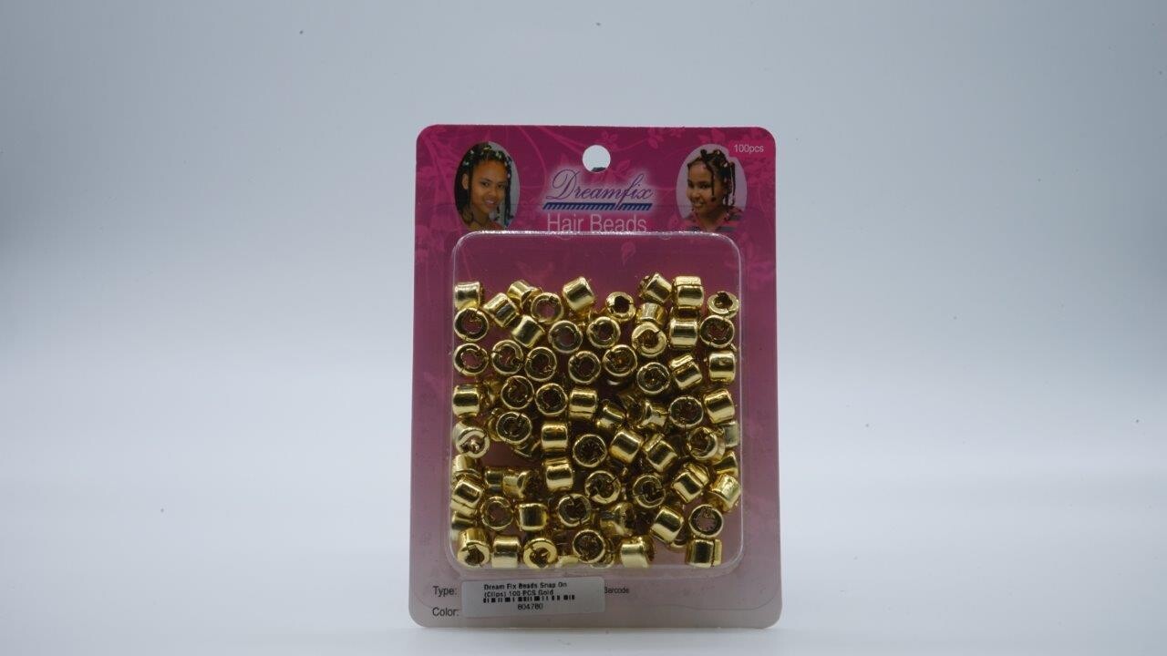 DREAMFIX HAIR BEADS GOLD 100PCS