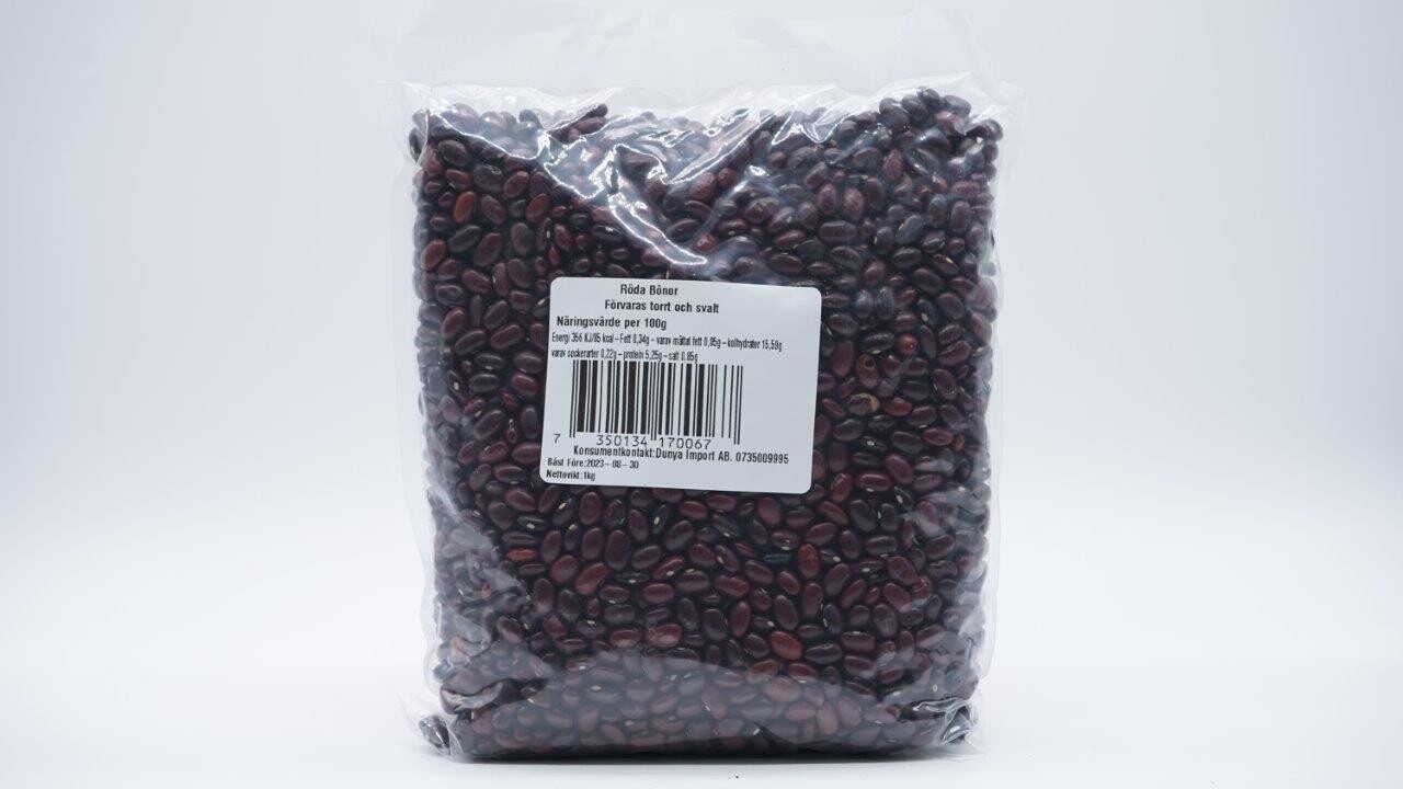 DUNYA SMÅ RÖDA BÖNOR 1KG