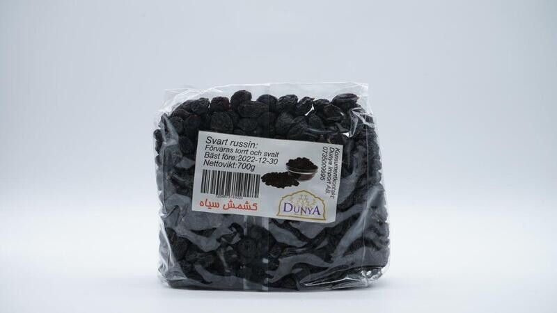 DUNYA SVARTA RUSSIN 700G