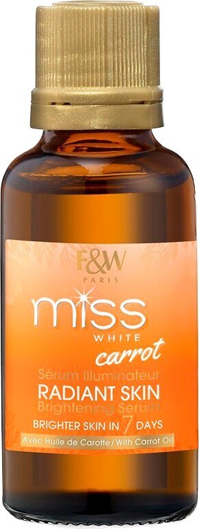 FAIR & WHITE MISS WHITE CARROT BRIGHTENING SERUM 30ML