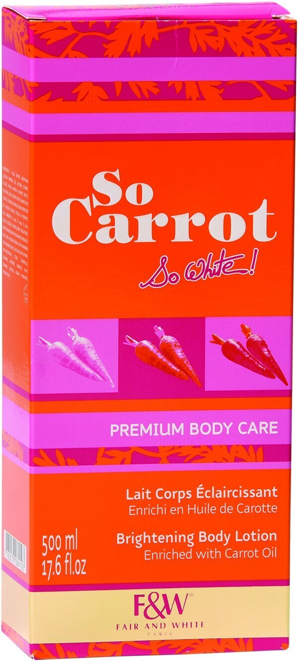 FAIR & WHITE SO CARROT BRIGHTENING BODY LOTION 500ML