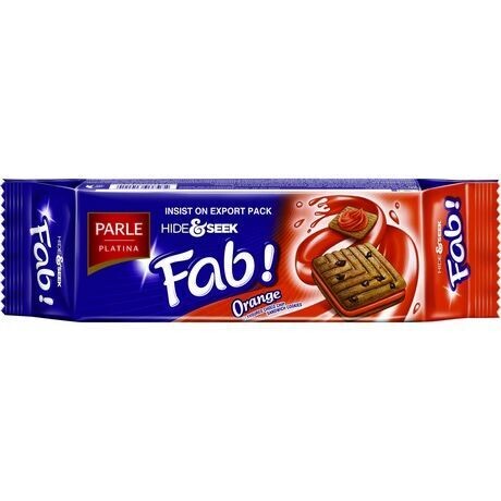 PARLE HIDE & SEEK FAB COOKIES ORANGE 112G