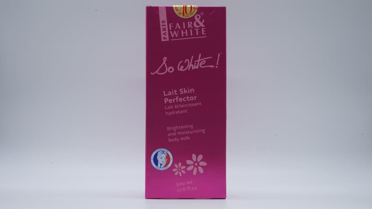 FAIR & WHITE SO WHITE SKIN PERFECTOR BODY LOTION 500ML