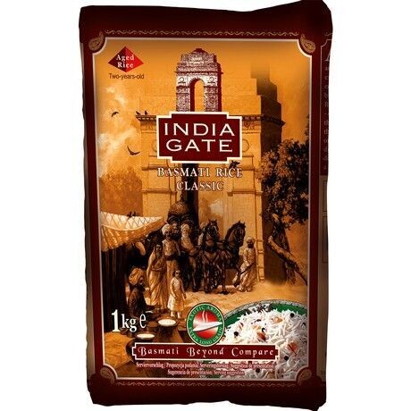 INDIA GATE CLASSIC BASMATI RICE 2KG