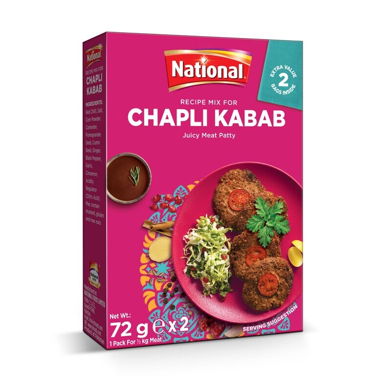 NATIONAL SPICE MIX CHAPLI KEBAB 144G