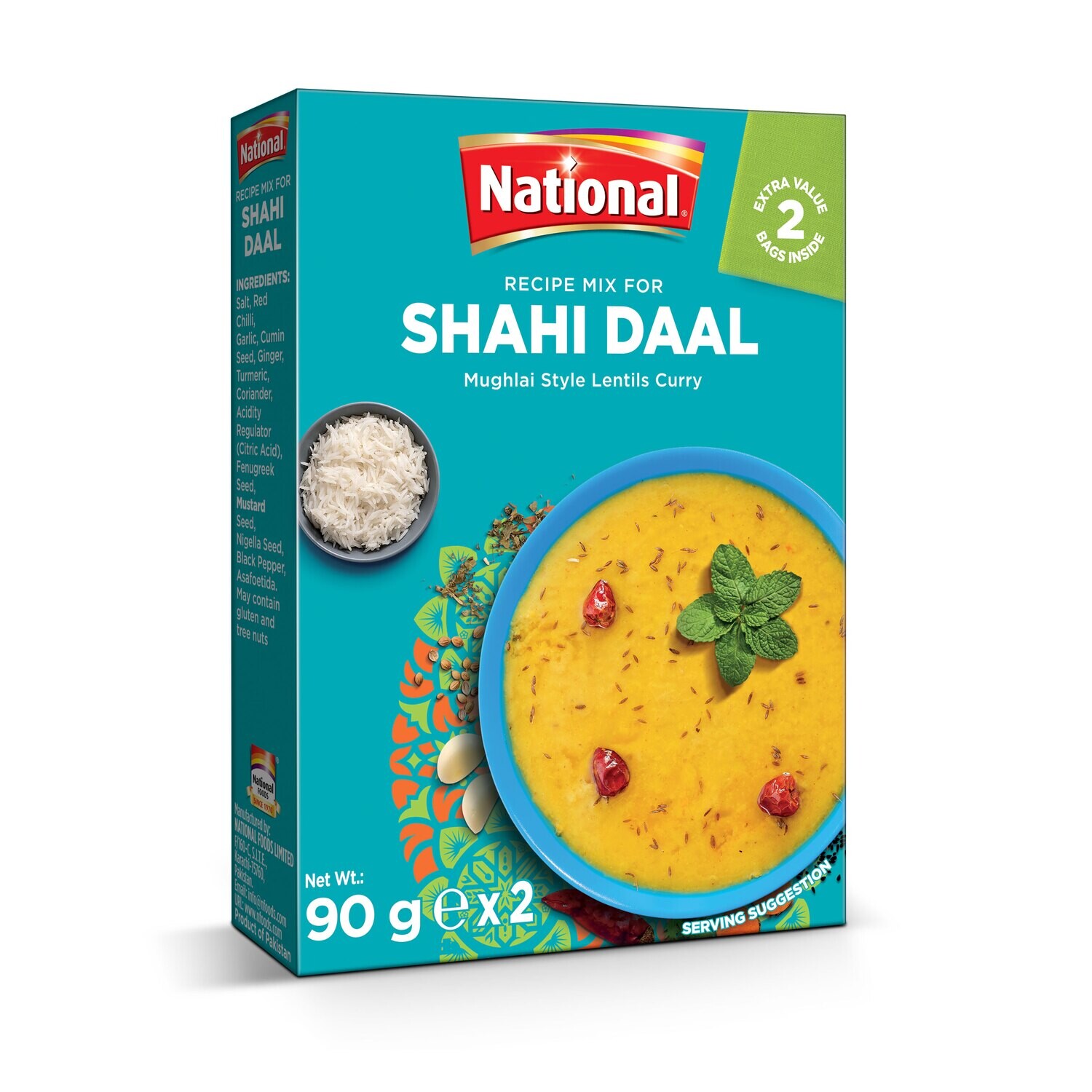 NATIONAL SPICE MIX SHAHI DAAL 180G