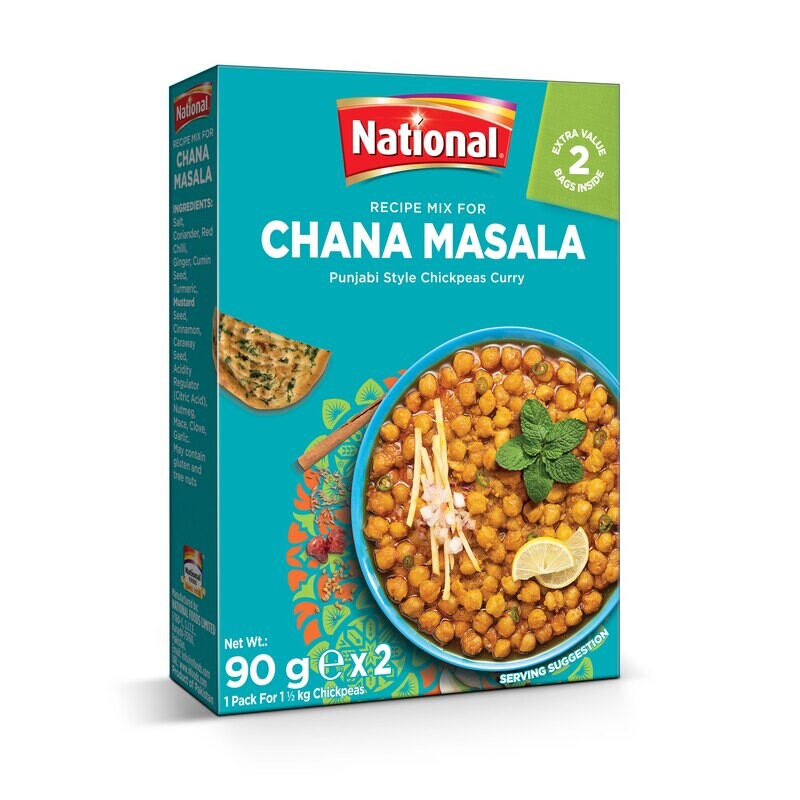 NATIONAL SPICE MIX CHANA MASALA 180G