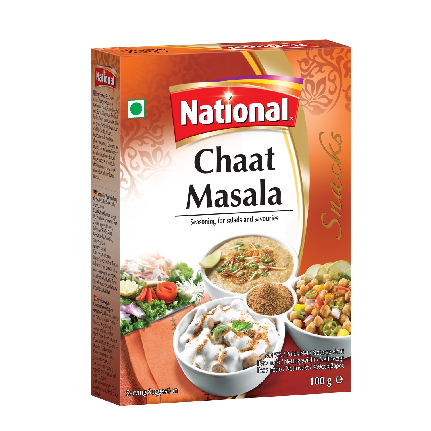 NATIONAL SPICE MIX CHAAT MASALA 100G