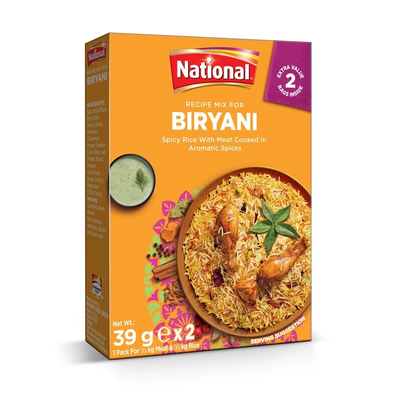 NATIONAL SPICE MIX BIRYANI 78G
