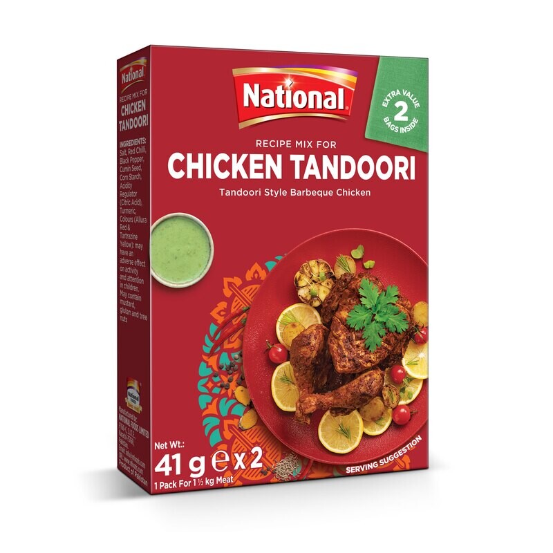 NATIONAL SPICE MIX CHICKEN TANDOORI 82G