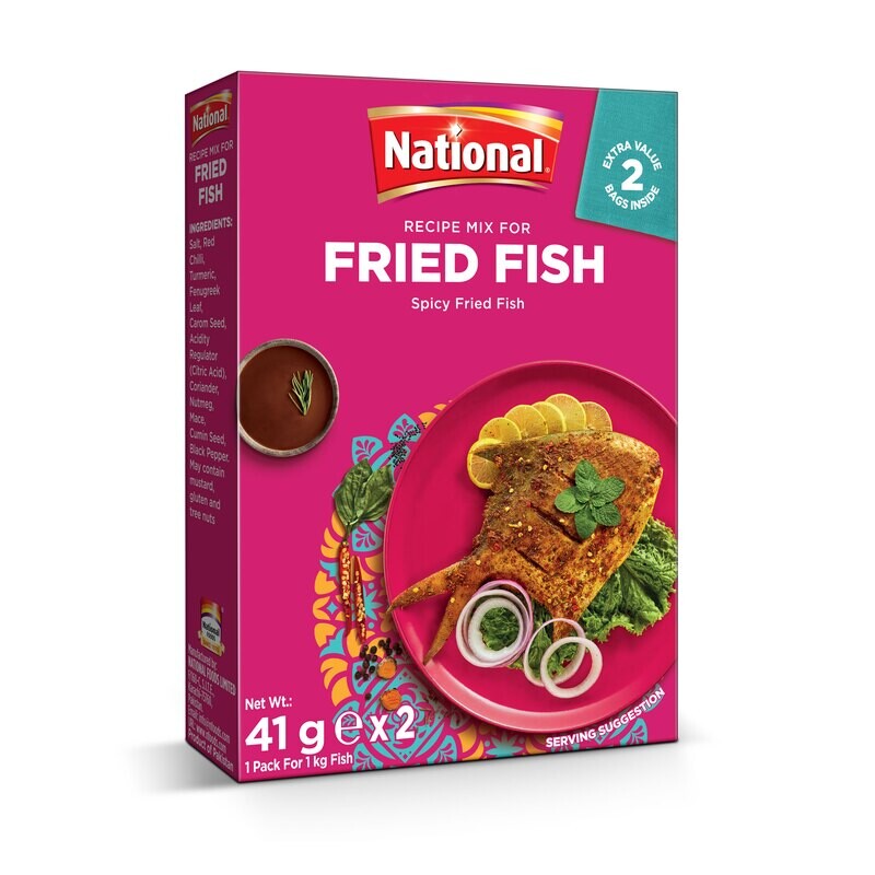 NATIONAL SPICE MIX FRIED FISH 82G