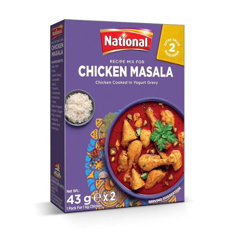 NATIONAL SPICE MIX CHICKEN MASALA 86G