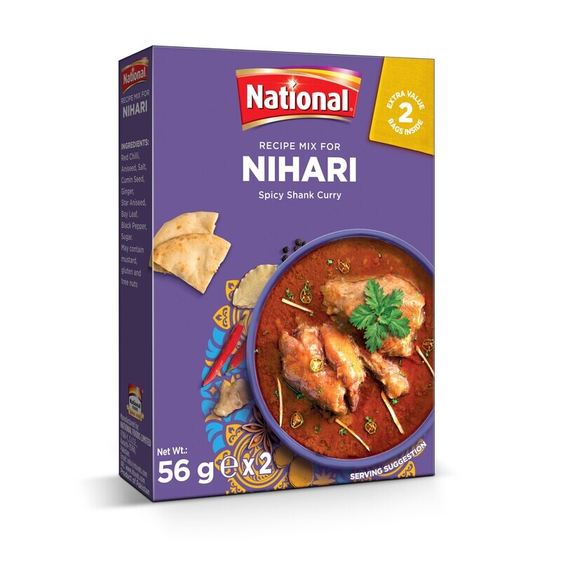 NATIONAL SPICE MIX DELHI NIHARI 112G