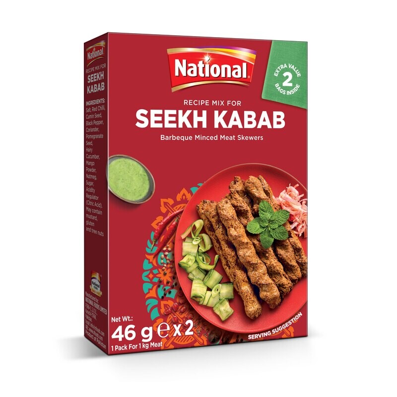 NATIONAL SPICE MIX SEEKH KEBAB 92G